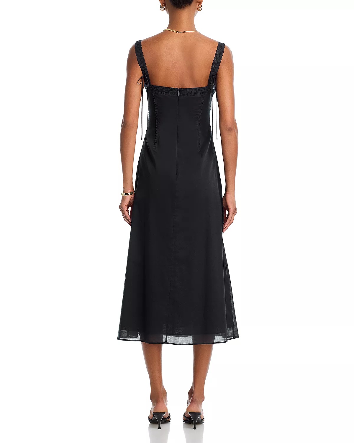 Matilde Lace Trim Midi Dress - 4