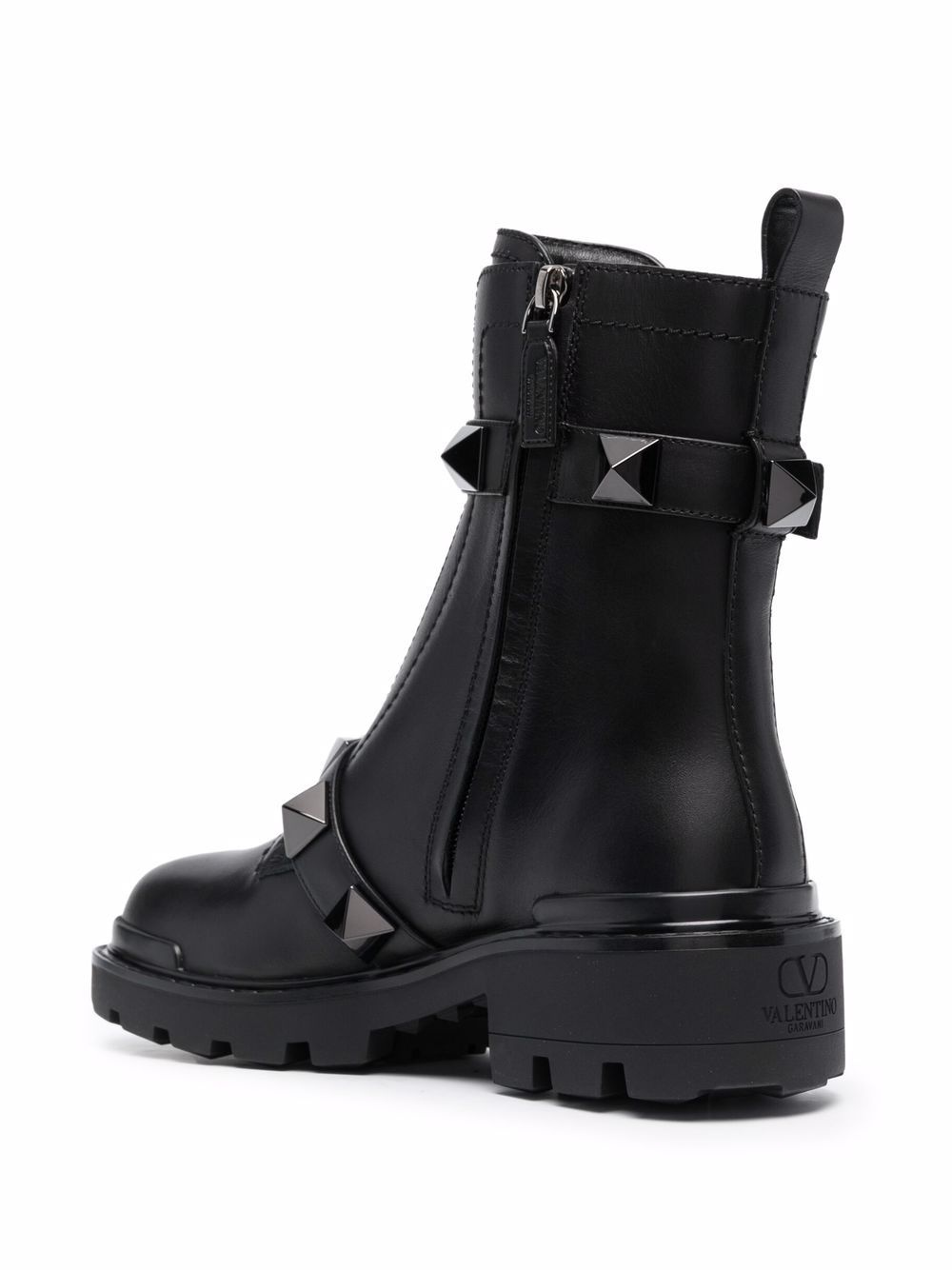 Roman Stud-embellished boots - 3