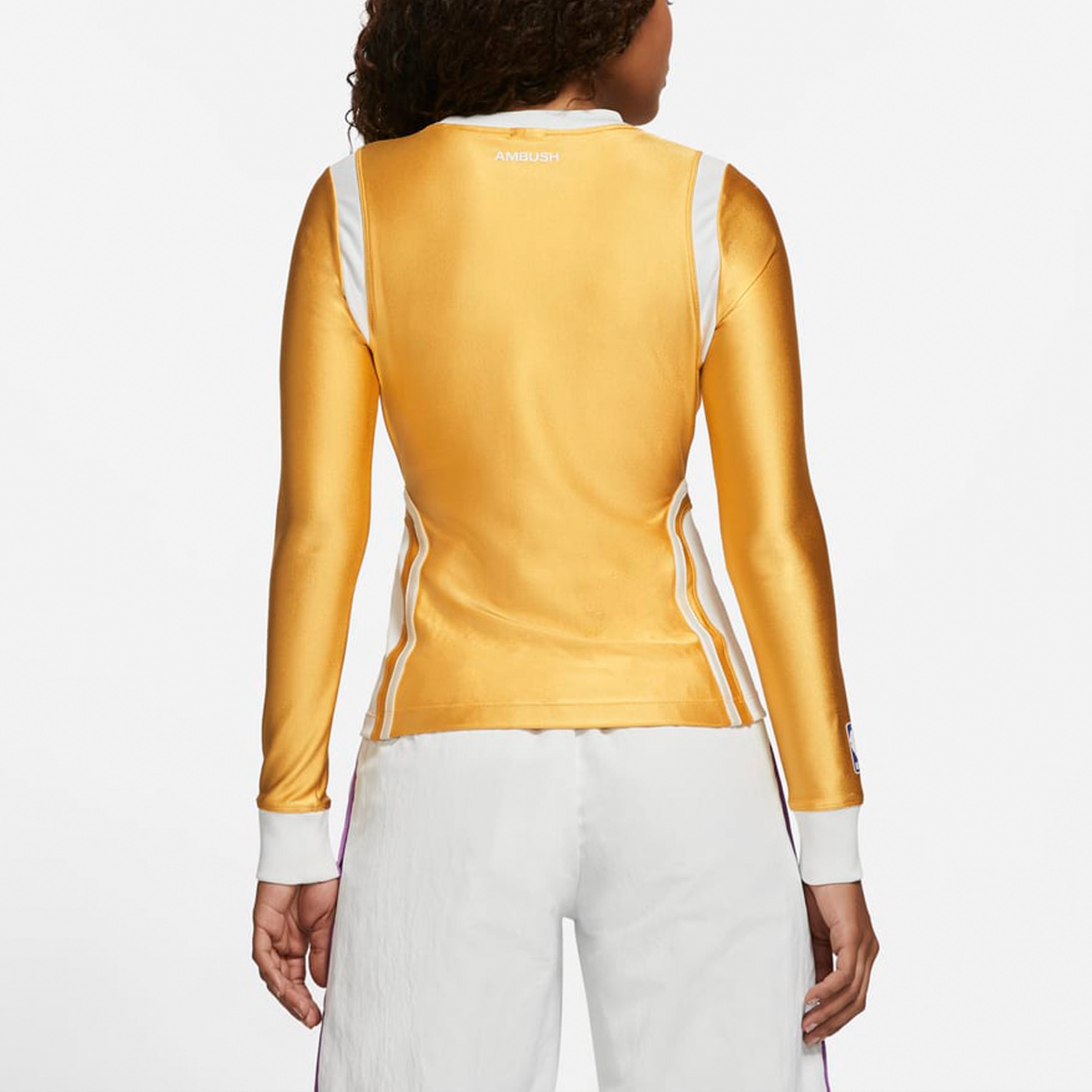 (WMNS) Nike x AMBUSH NBA Lakers Top 'Mineral Gold' DB9568-723 - 5