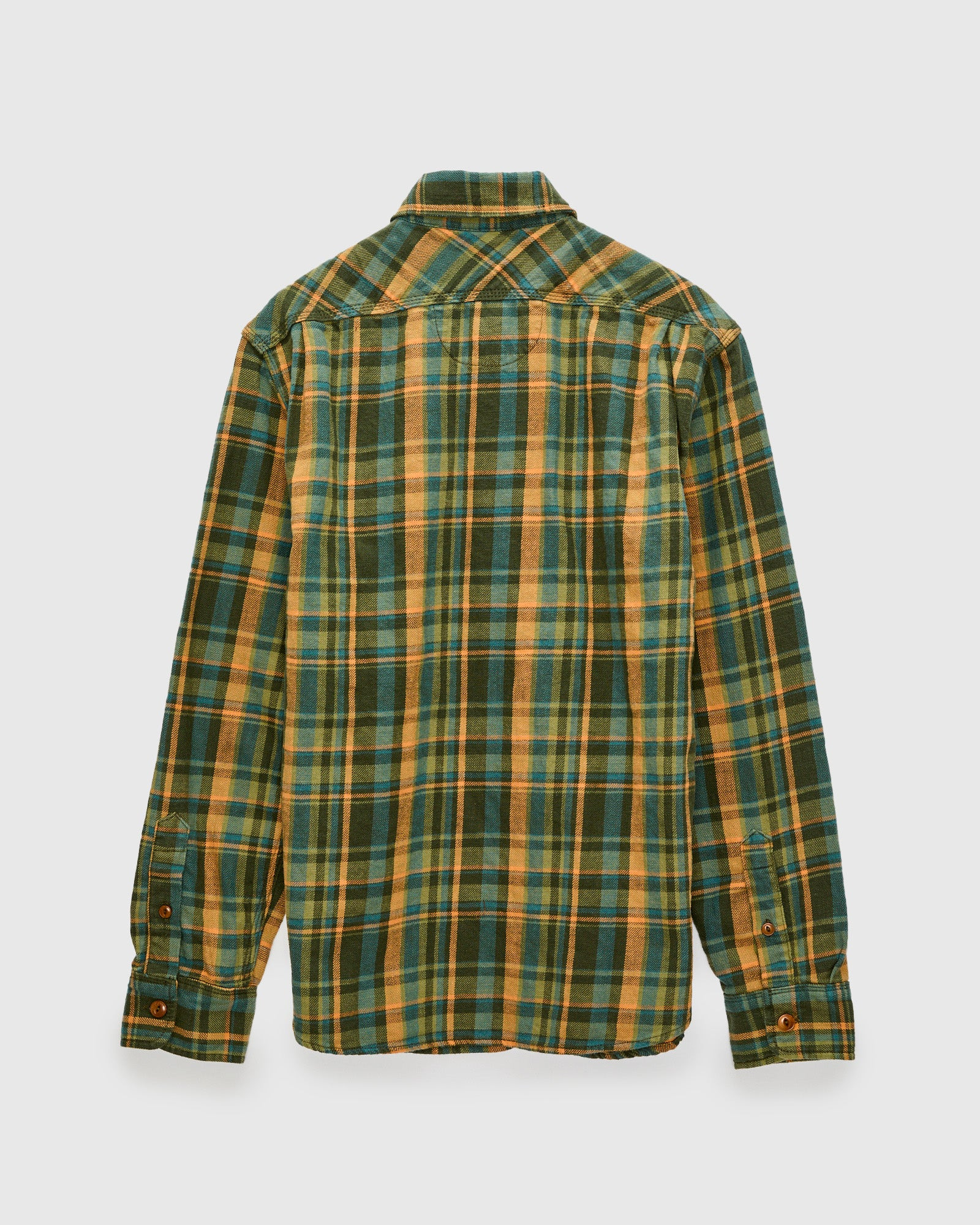 Wells Workshirt in Evergreen Plaid - 2
