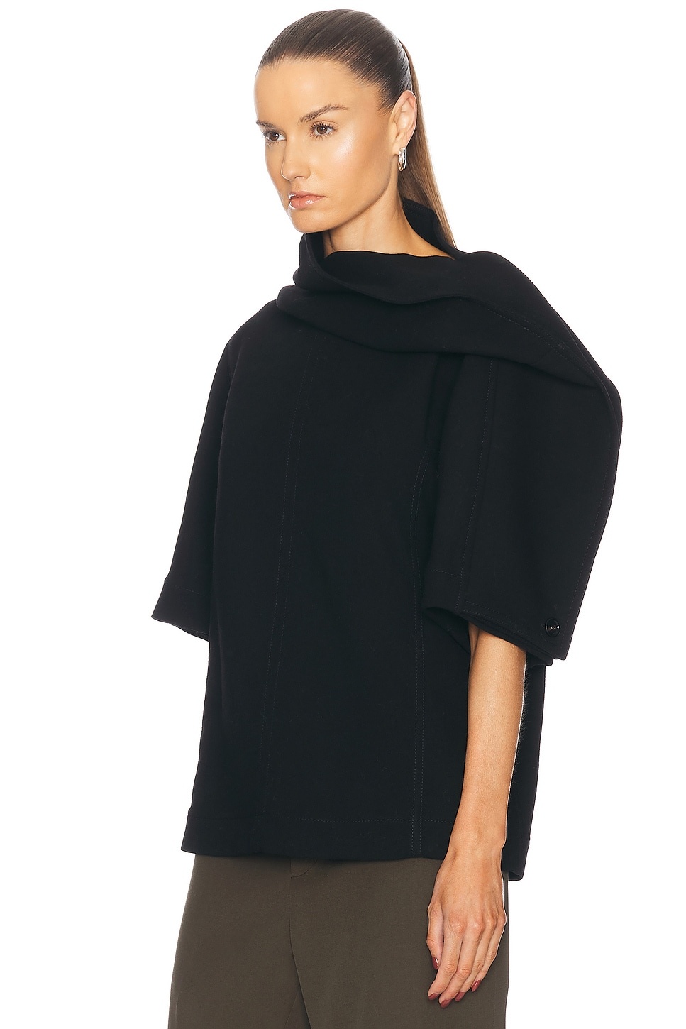 Draped Neck Top - 3