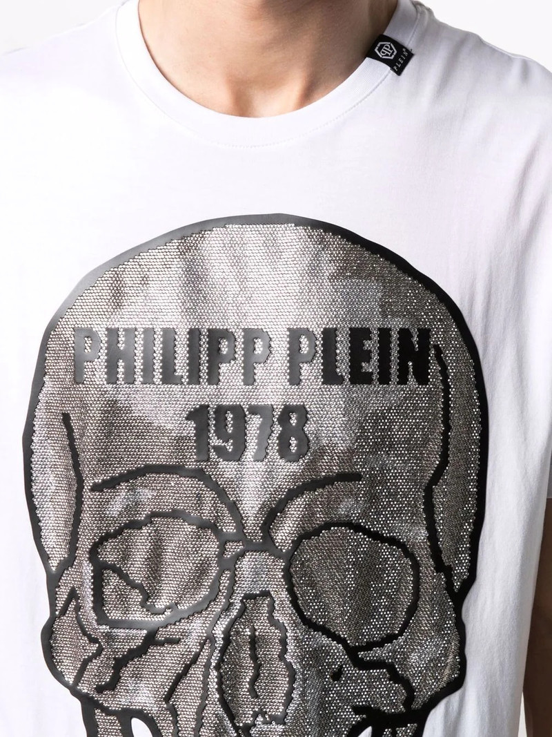 crystal skull cotton T-shirt 5