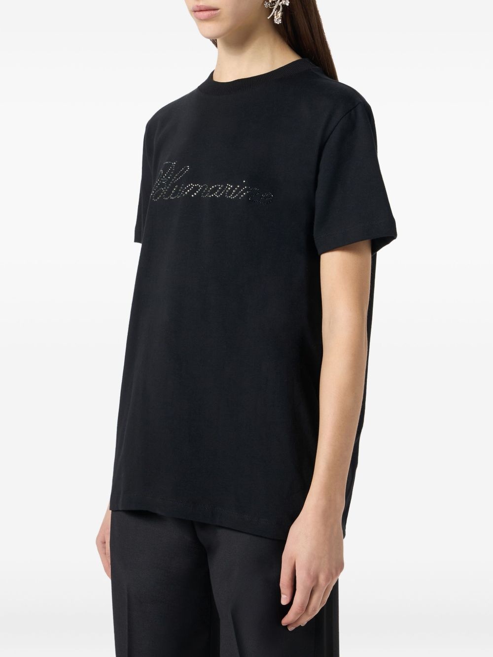 logo-embroidered t-shirt - 4