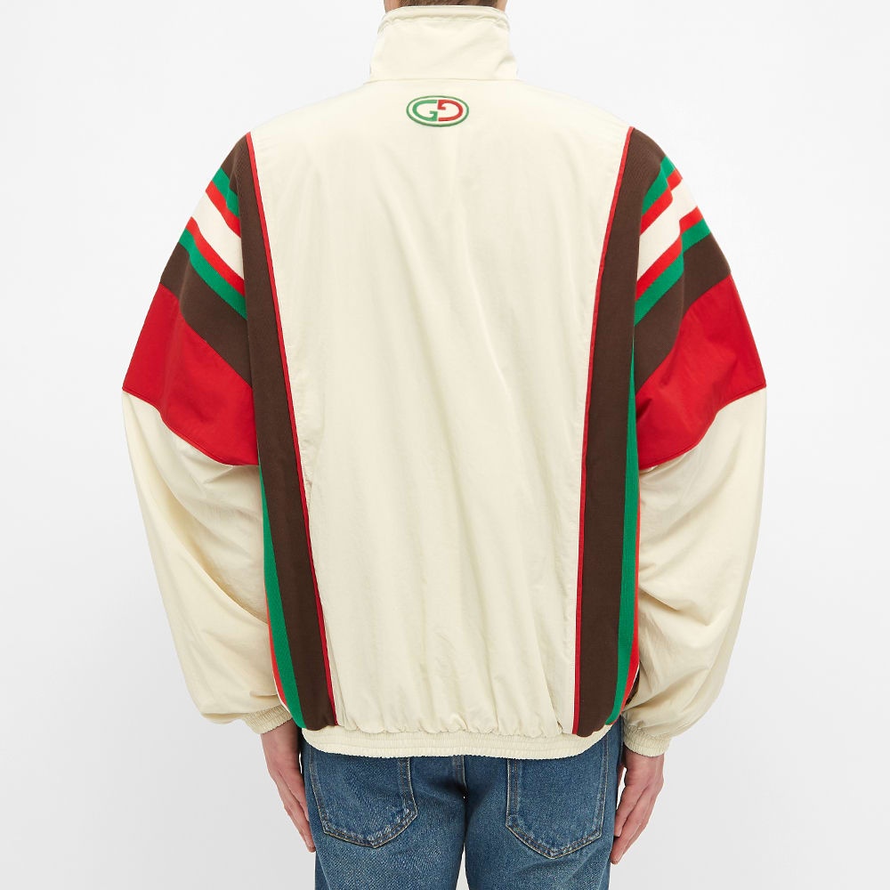 Gucci GRG Web Crinkle Nylon Track Jacket - 7