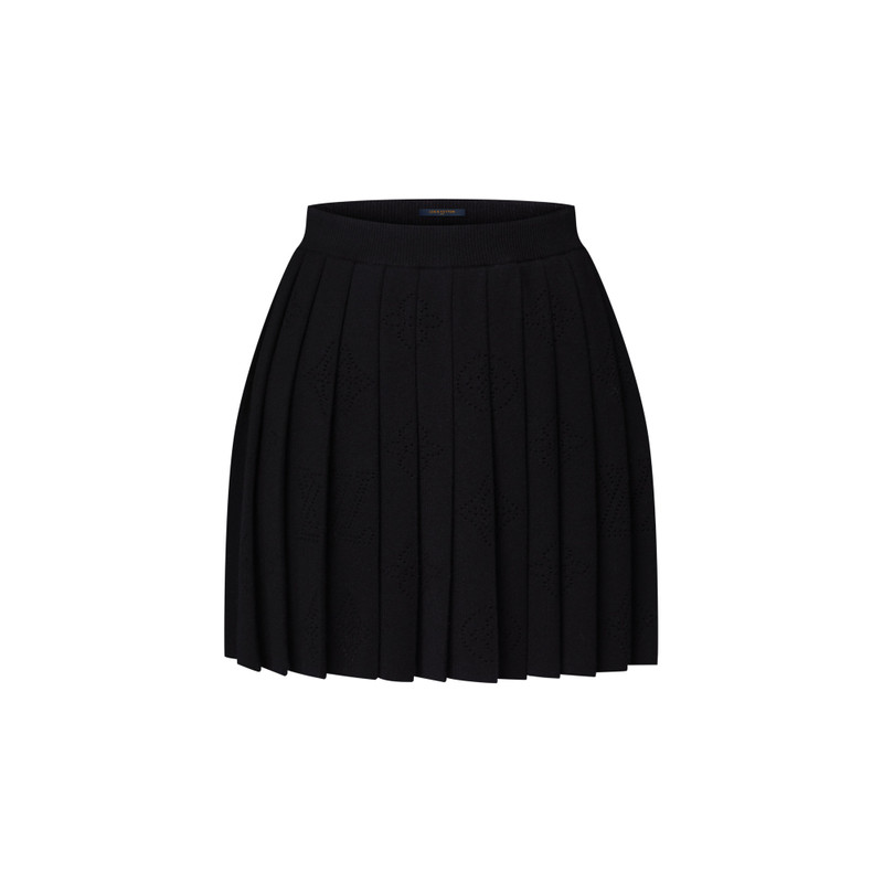 Pleated Mahina Knit Skirt 1