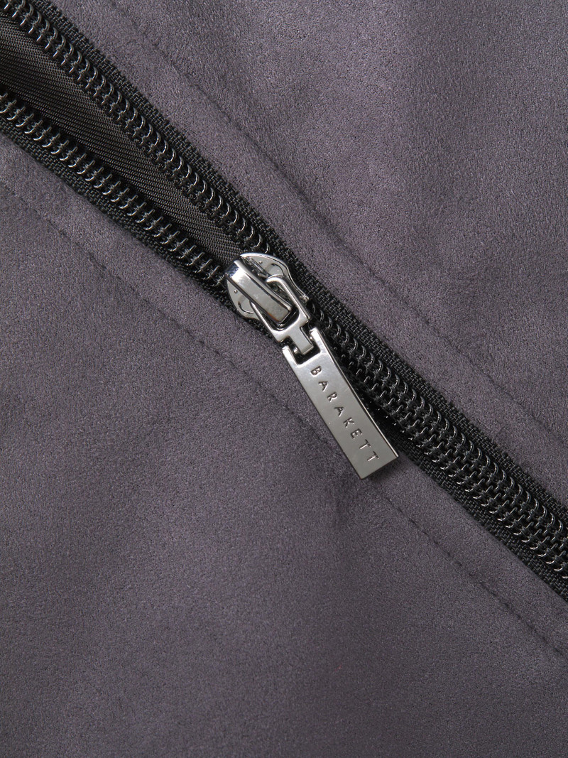 Men's Lachine Faux Suede Jacket - Black 6