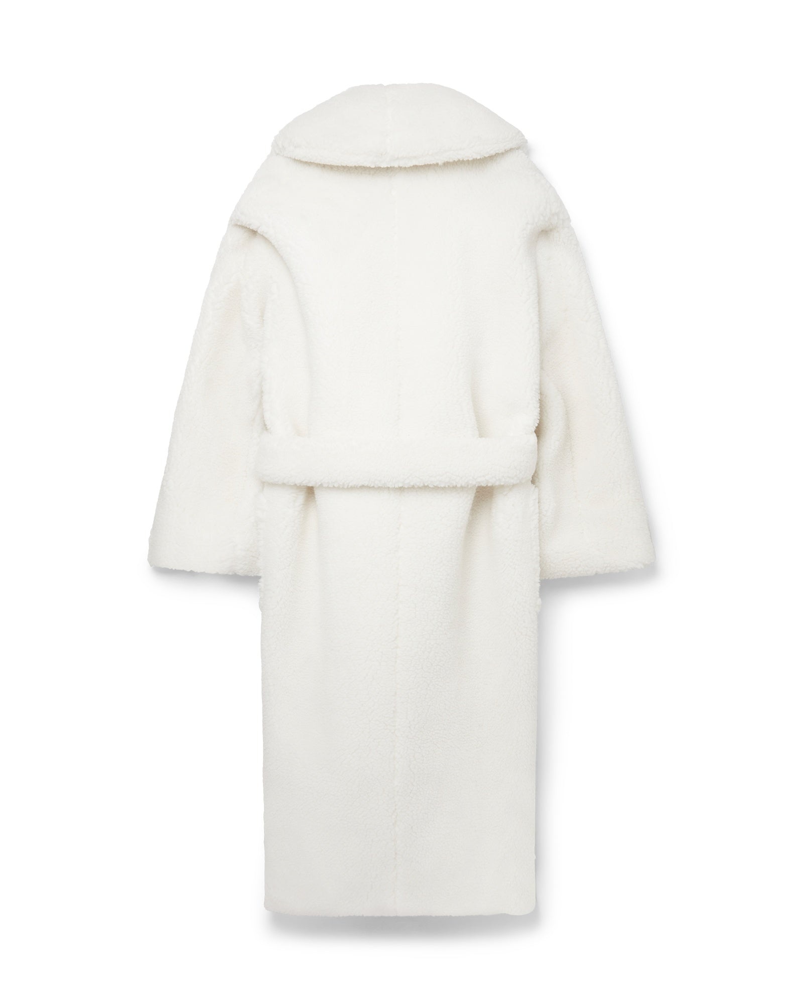 Off-White Faux Shearling Coat - 2