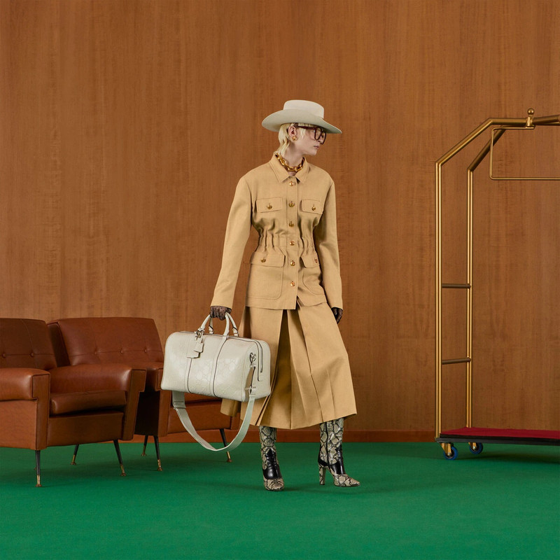 GG embossed duffle bag 3