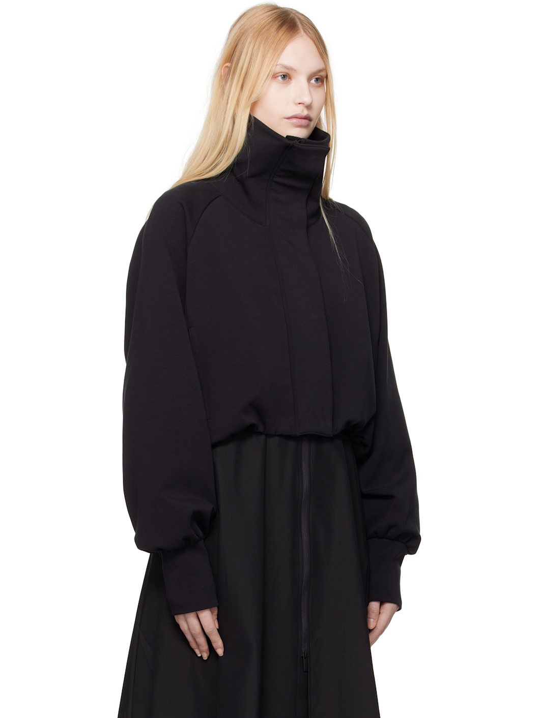 Black Zip Up Jacket - 2