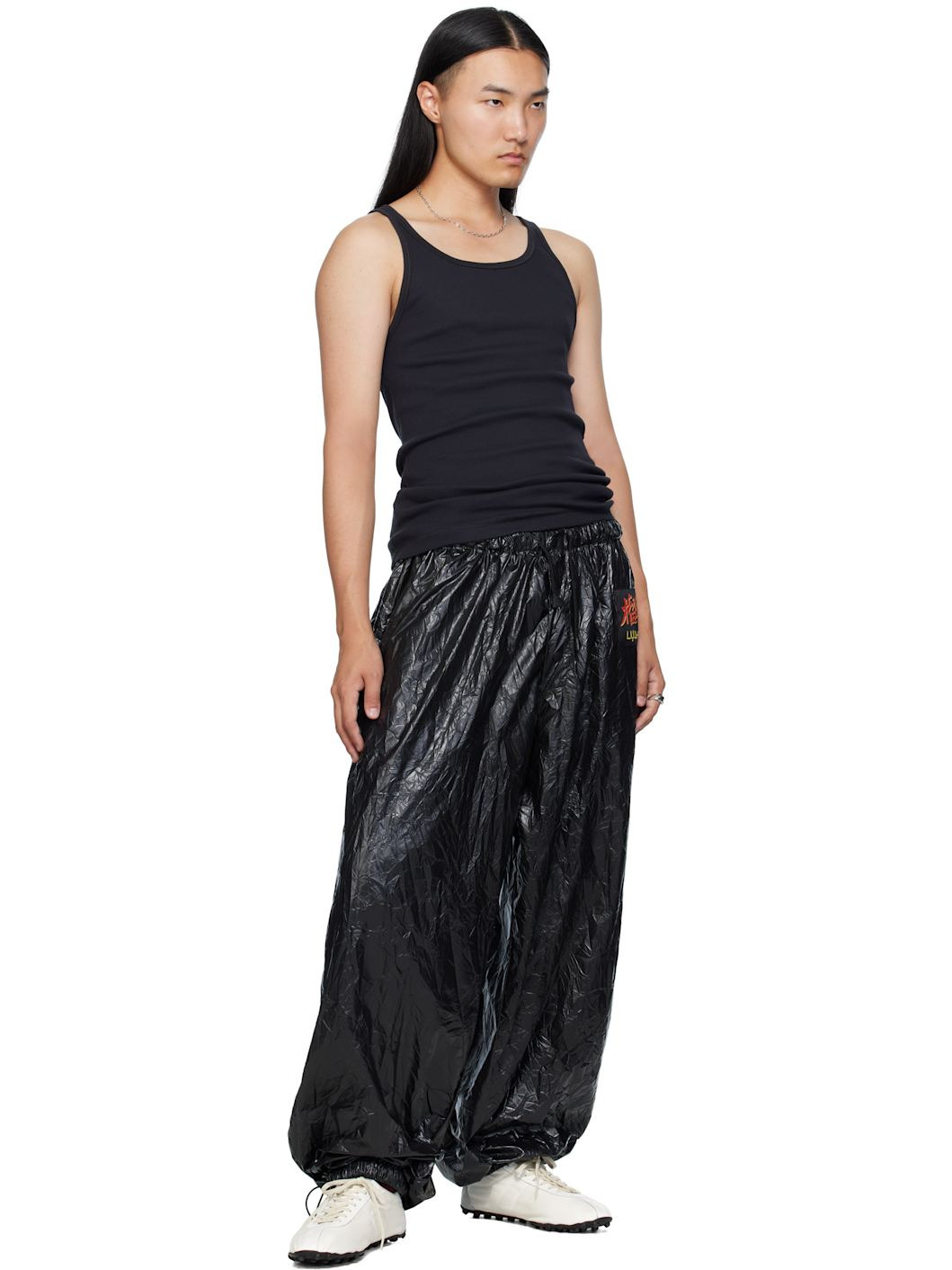 Black Shell Sweatpants - 5