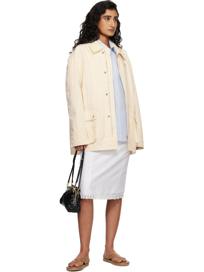 Dunst Off-White Cotton Chore Jacket outlook