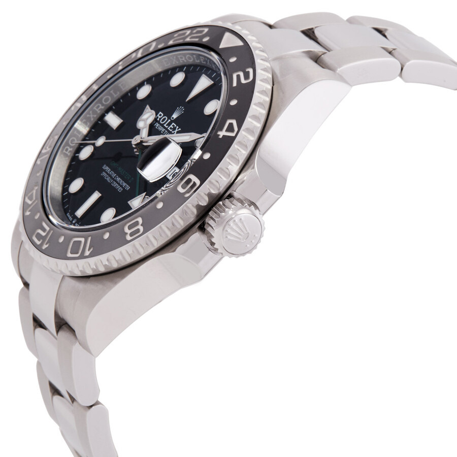 Pre-owned Rolex Gmt Master Ii Black Dial Men's Watch M126710GRNR-0004 - 2