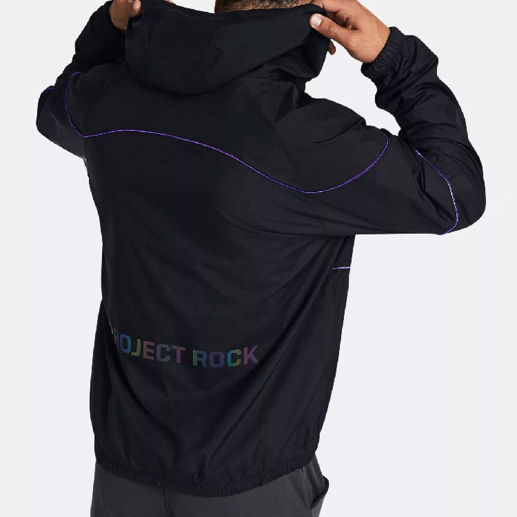 Under Armour Project Rock Anorak Jacket 'Black' 1380128-001 - 5