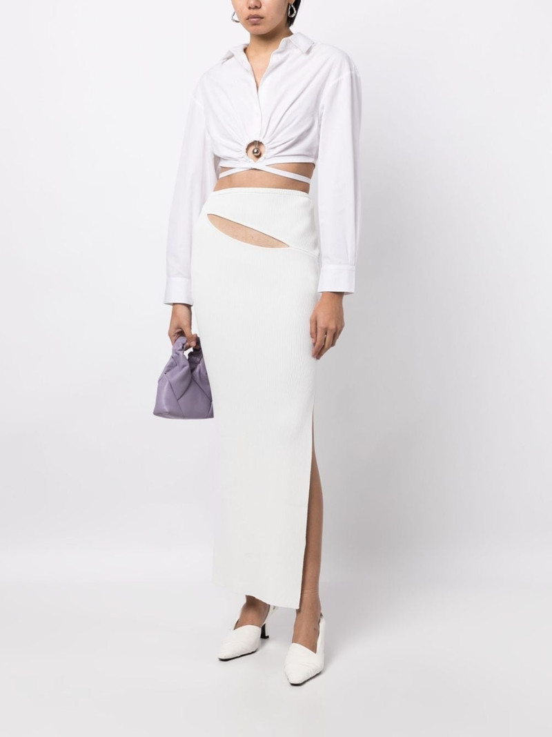 CHRISTOPHER ESBER cut-out maxi skirt outlook