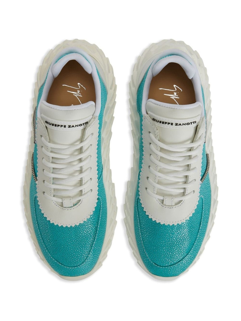 Urchin lizard-print sneakers 4