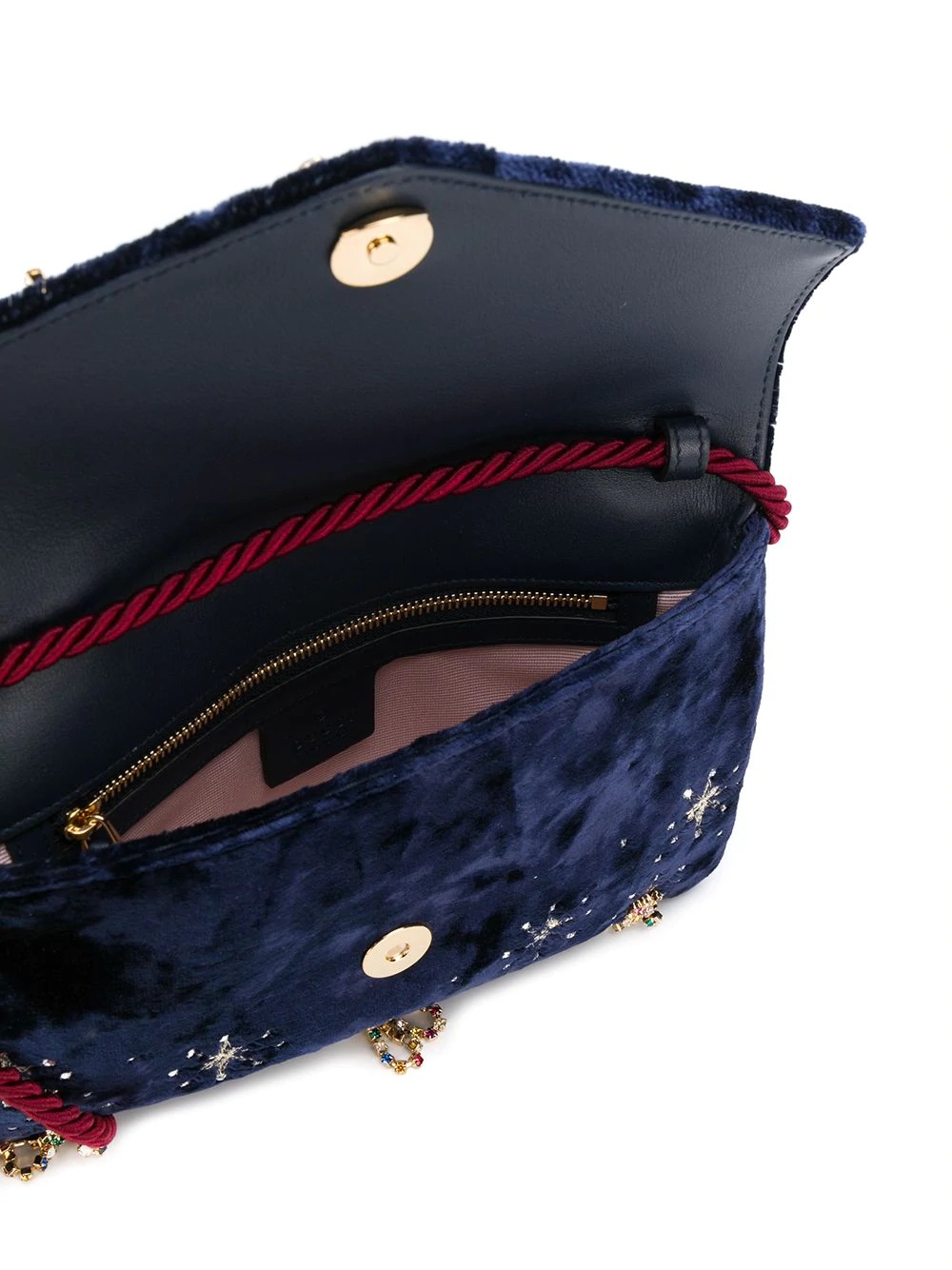 embellished star crossbody bag - 5