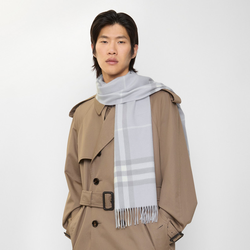 Check Cashmere Scarf 3
