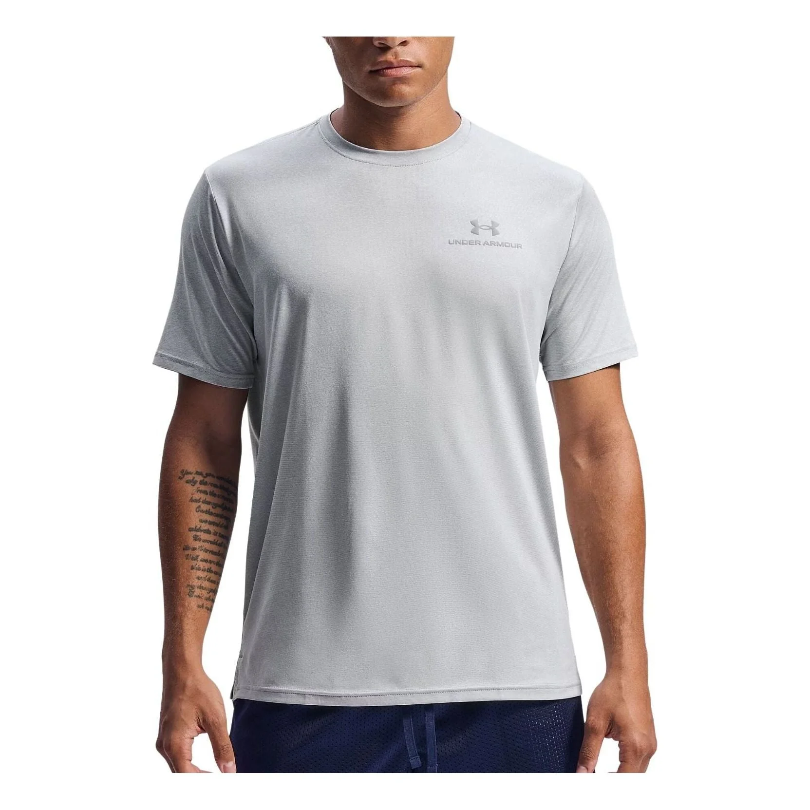 Under Armour UA Vanish Energy T-Shirt Asia Sizing 'Mod Gray Light Heather' 1383973-011 - 1