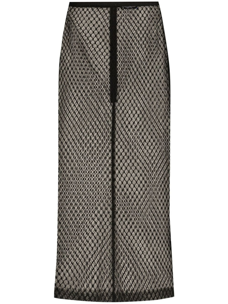 mesh pencil skirt 1
