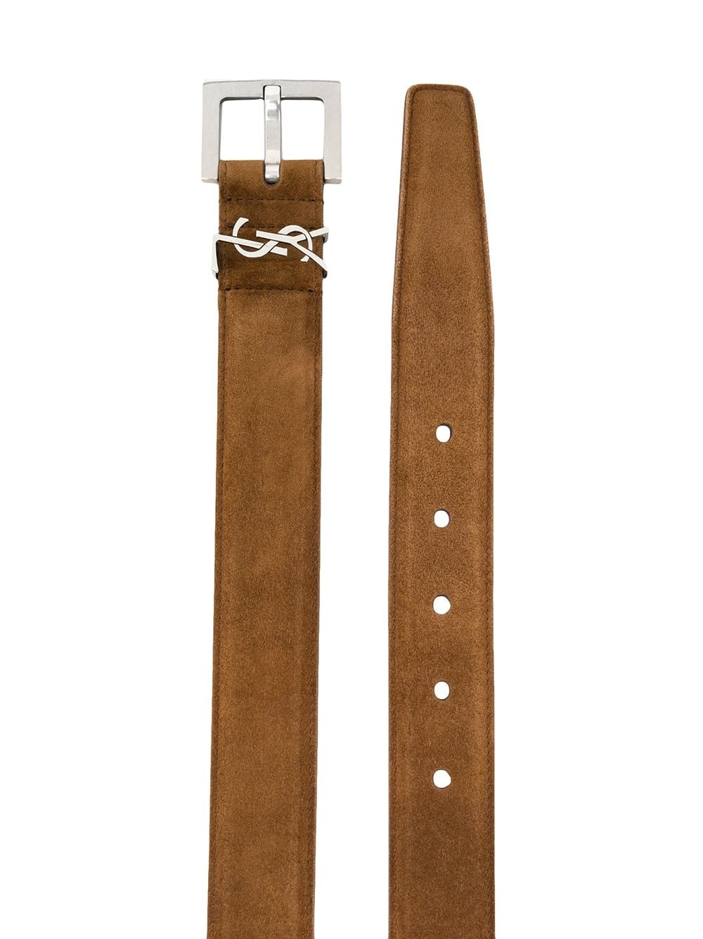 Monogram suede belt - 2