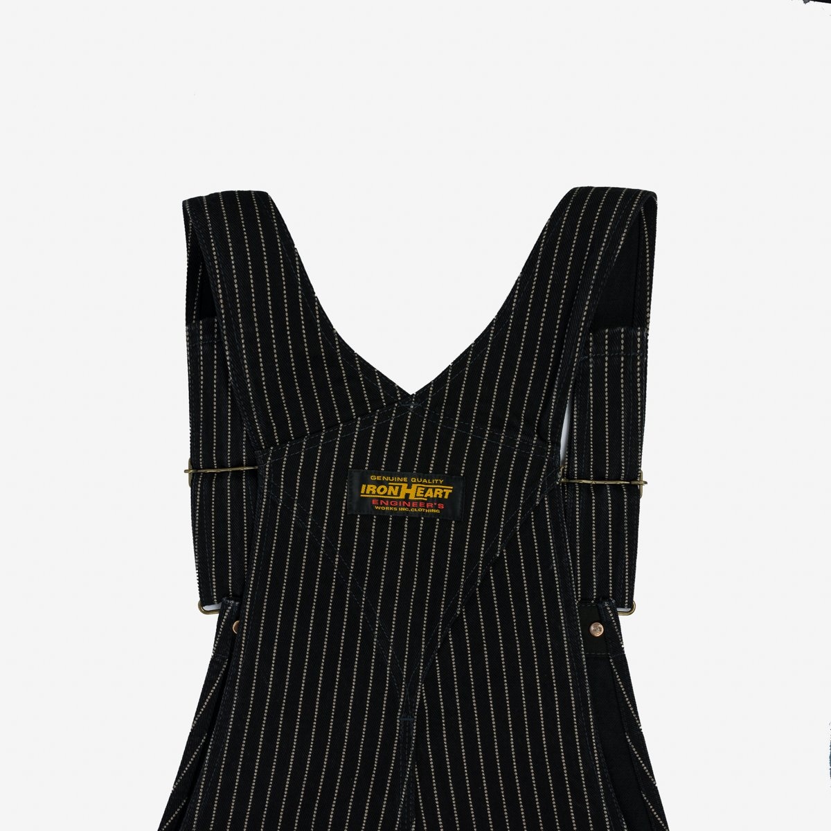 IH-819-BLK 12oz Wabash Double Knee Overalls - Black - 6