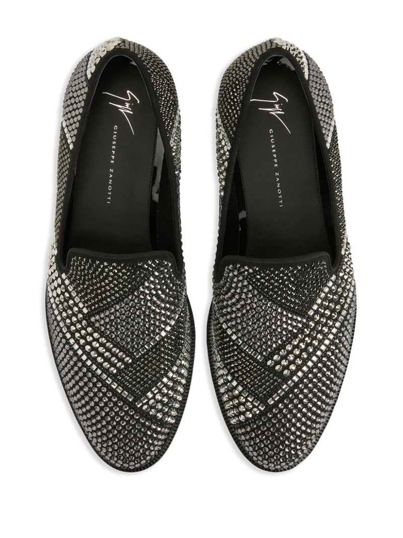 Raimond crystal-embellished loafers 4