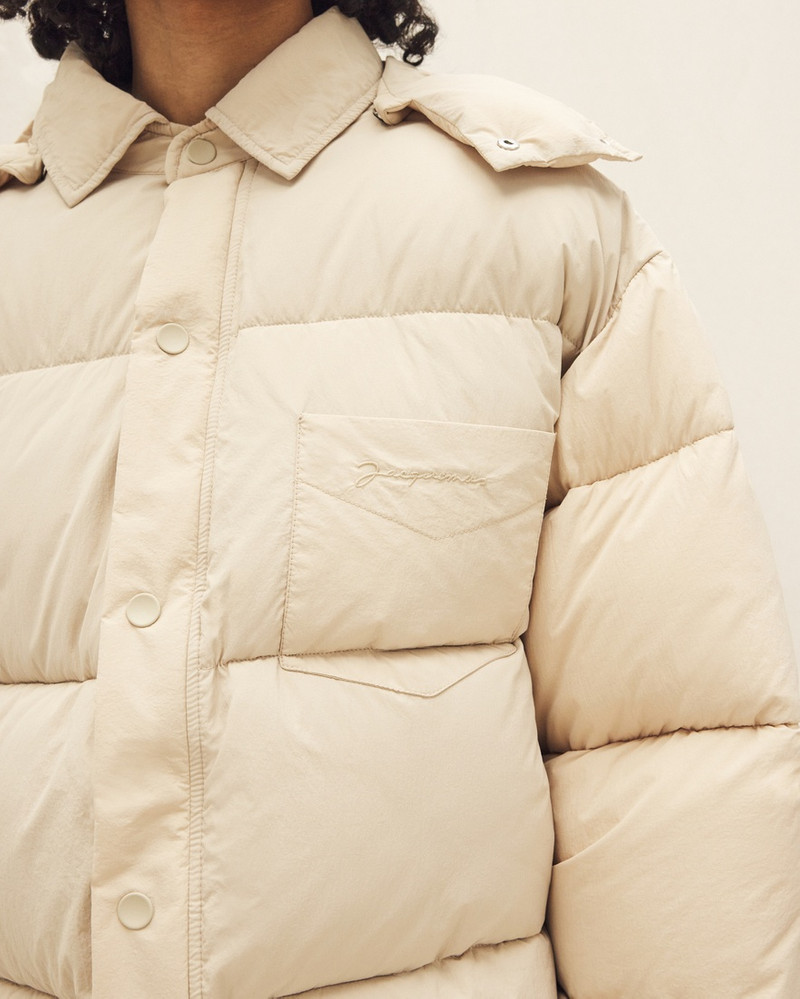 JACQUEMUS La doudoune chemise outlook