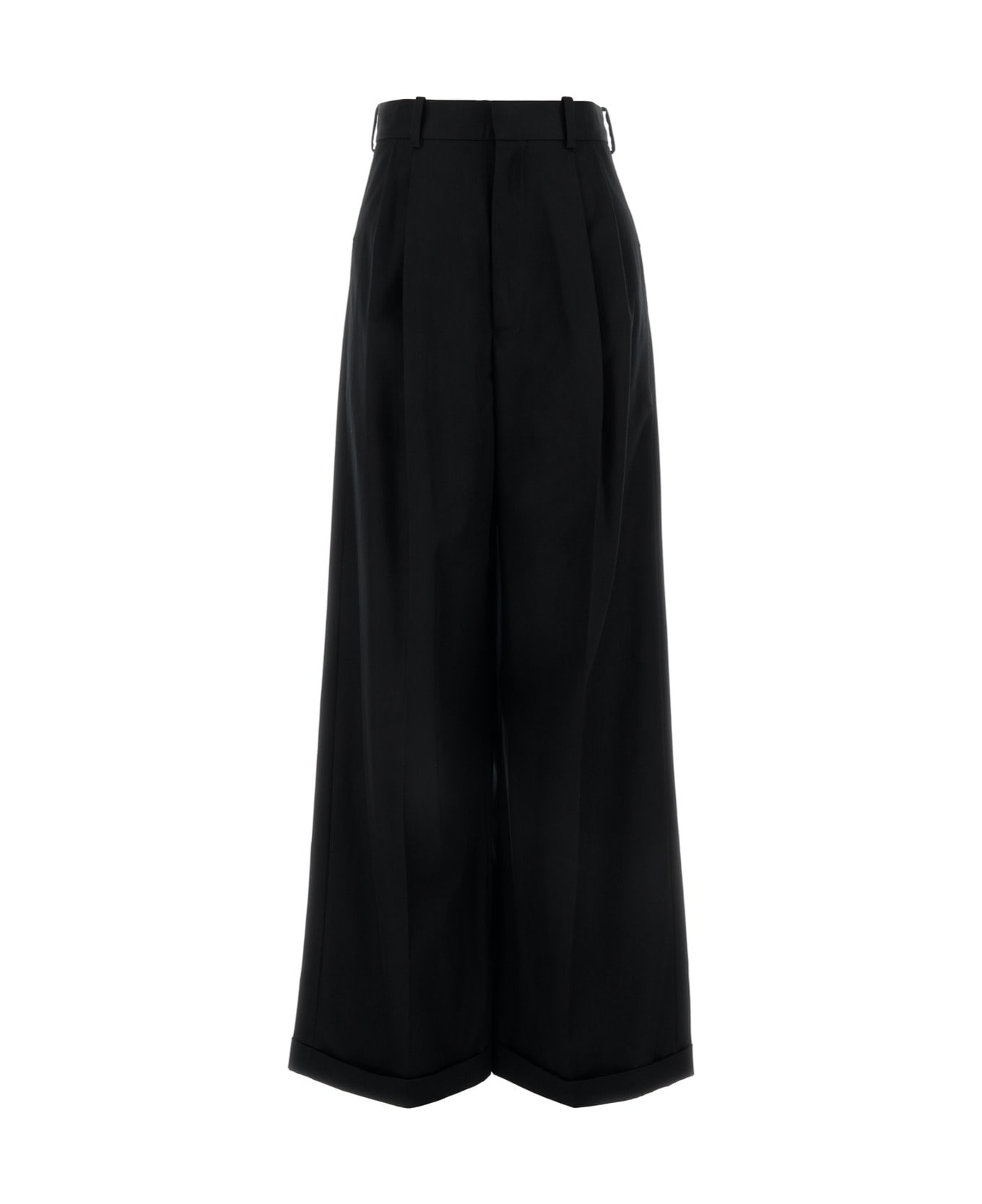 Cotton And Silk Pants - 1