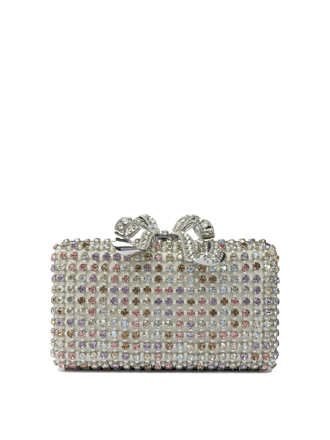 Self-portrait Mini Multi Crystal Shoulder Bag - 1