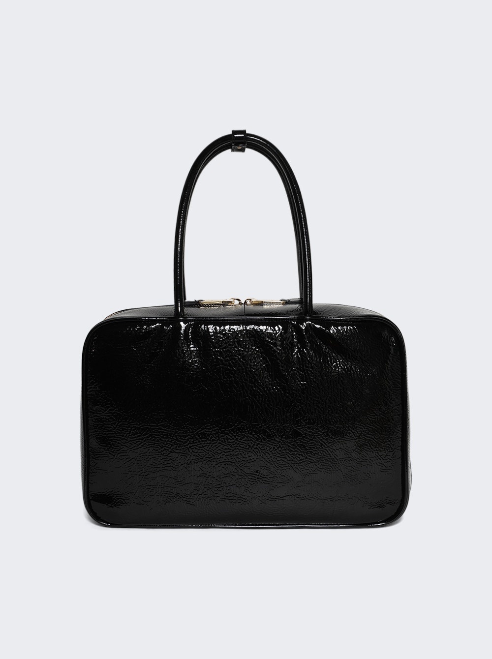 Beau Naplak Bag Black Patent Leather - 5
