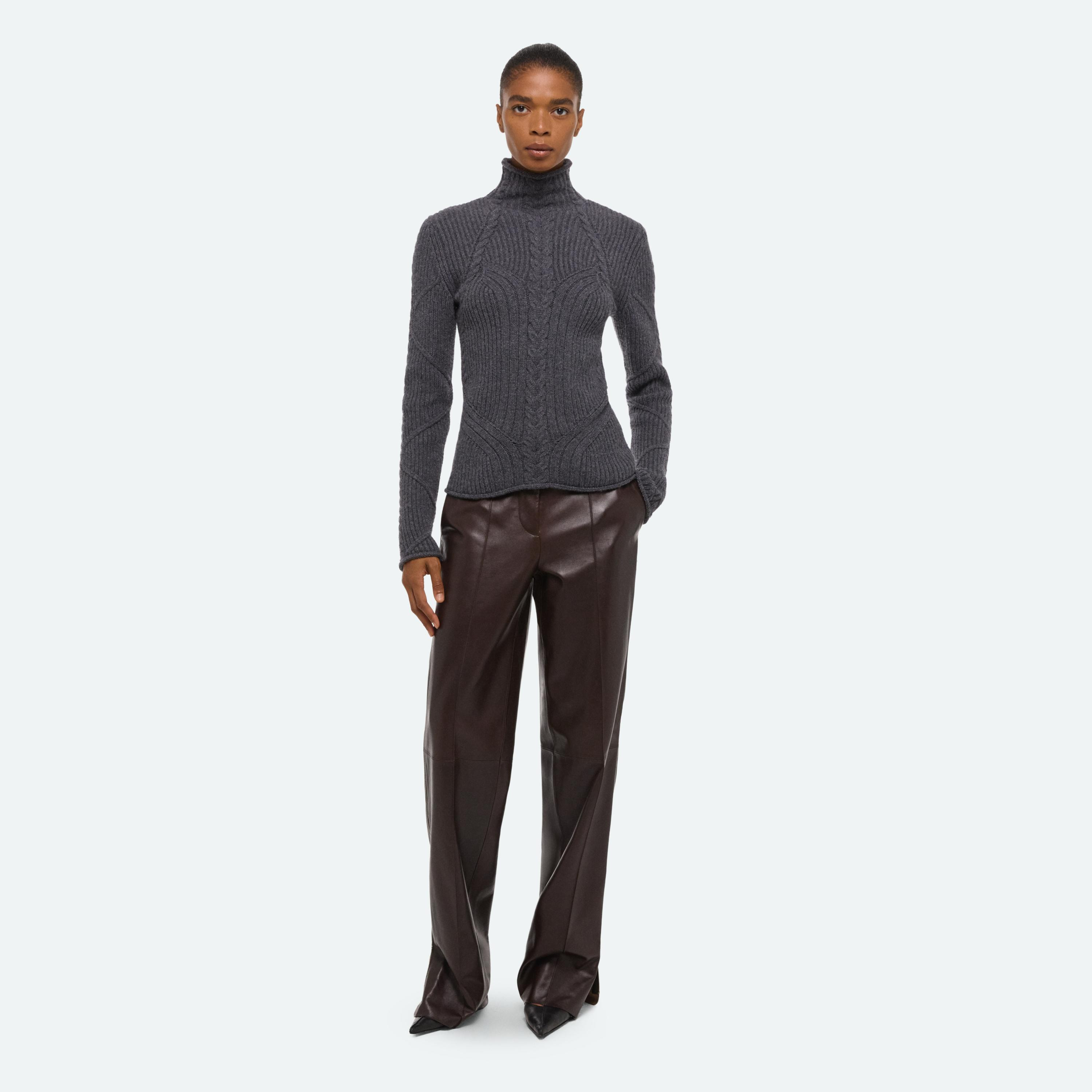 CABLE TURTLENECK - 2
