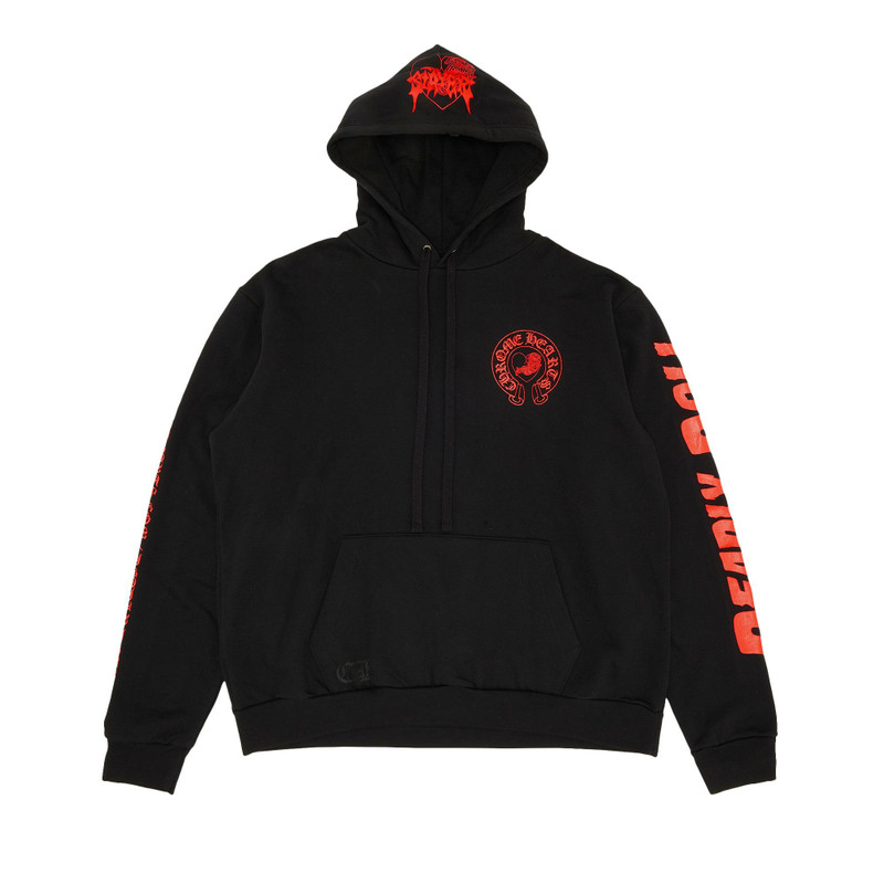 Chrome Hearts x Deadly Doll Online Exclusive Hoodie 'Black/Red' 1