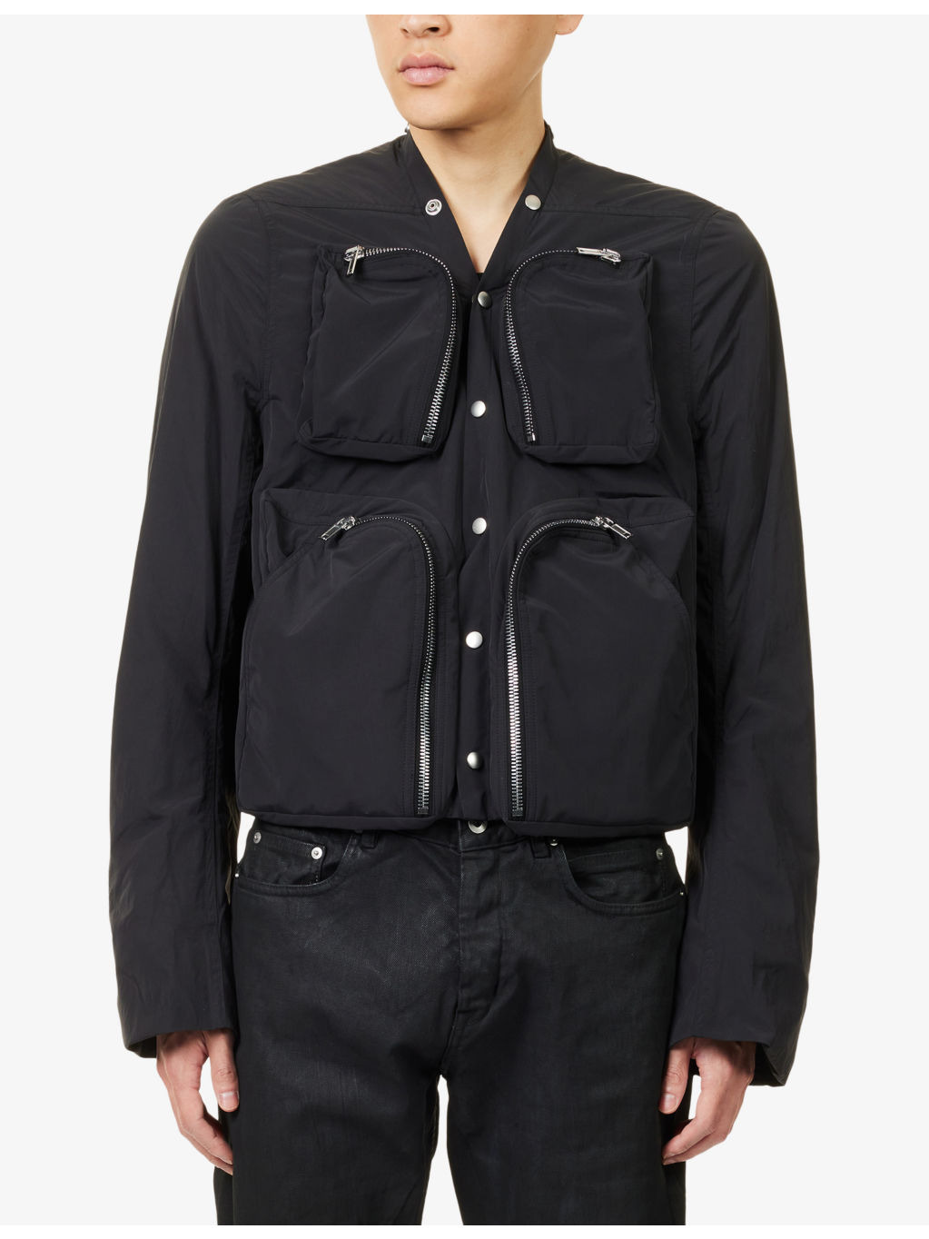 Patch-Pocket Cargo Shell Jacket - 3
