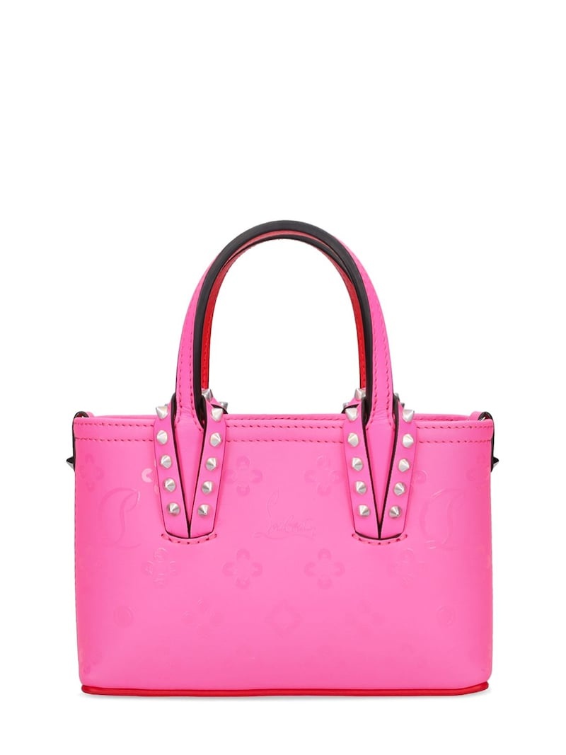 Nano Cabata leather top handle bag - 1