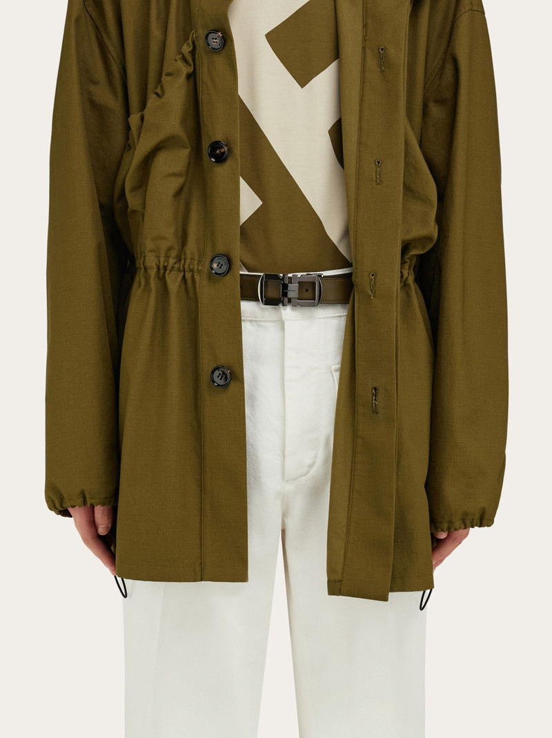 Reversible and adjustable Gancini belt 4