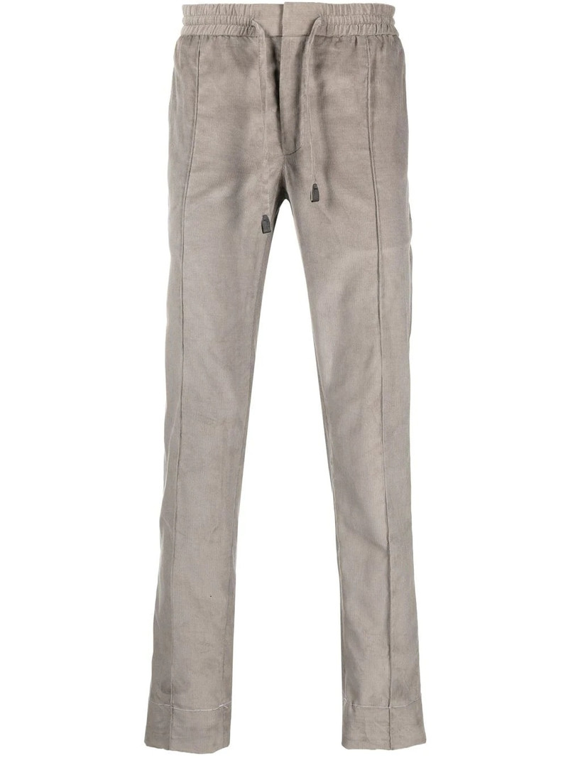 drawstring-waist trousers 1