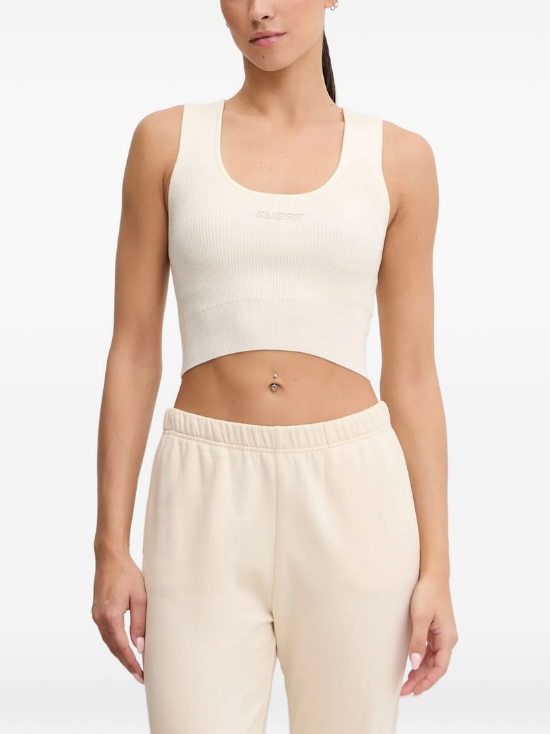 ribbed-knit crop top 1