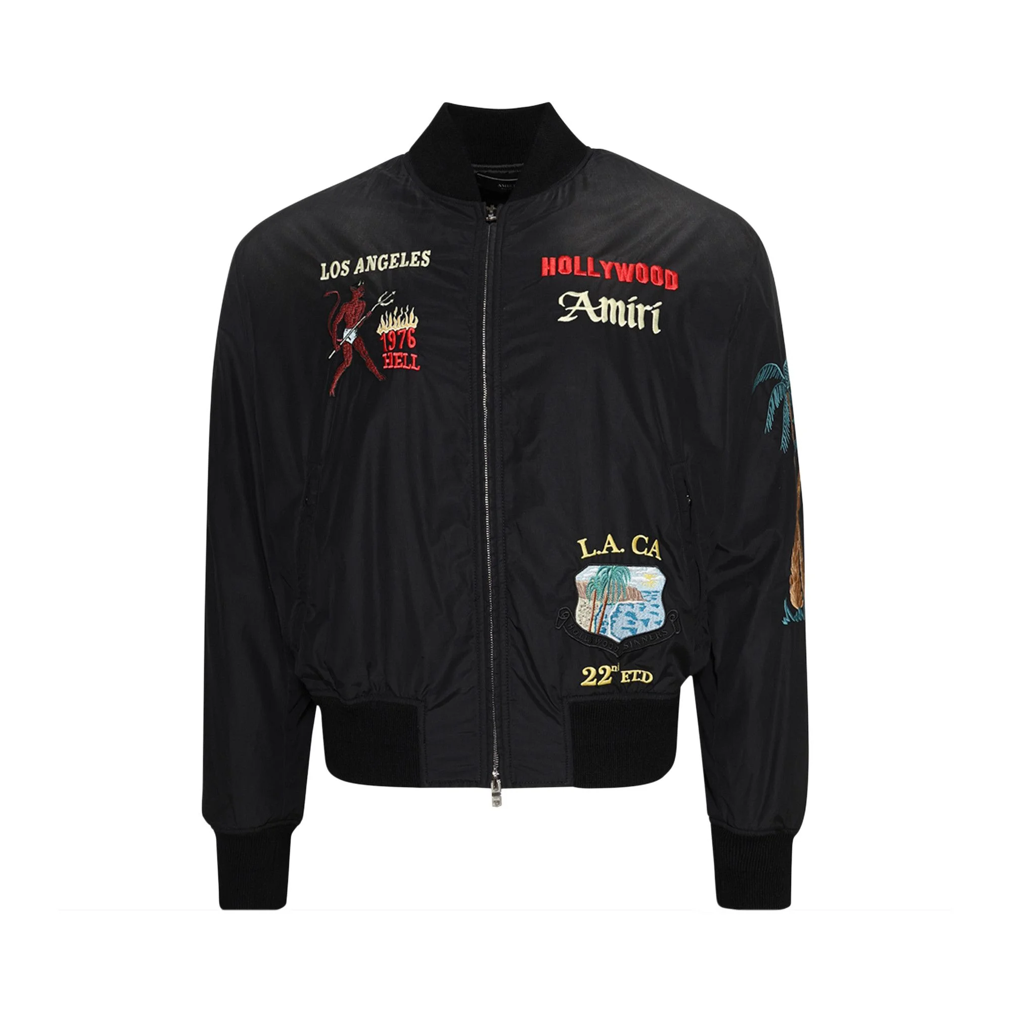 Amiri Sinners Bomber Jacket 'Black' - 1