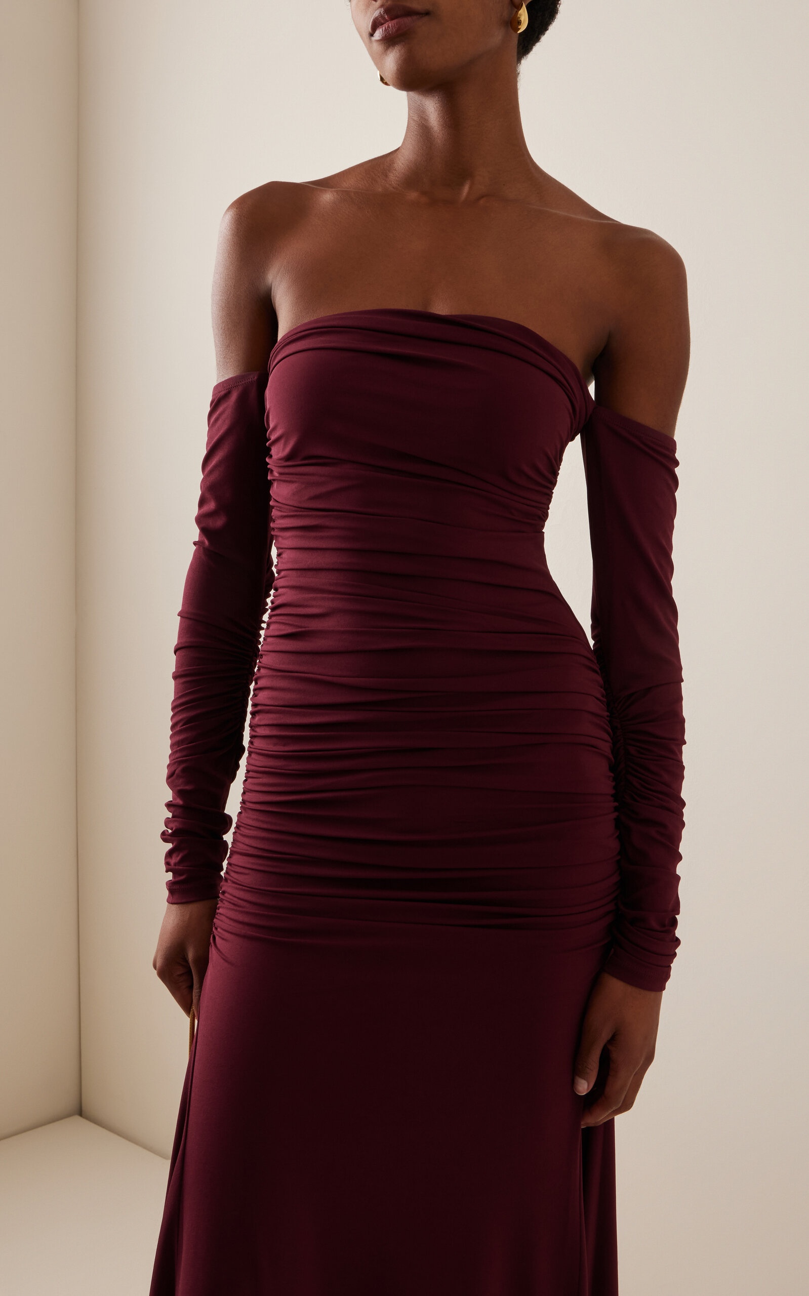 Exlusive Ina Dress burgundy - 3