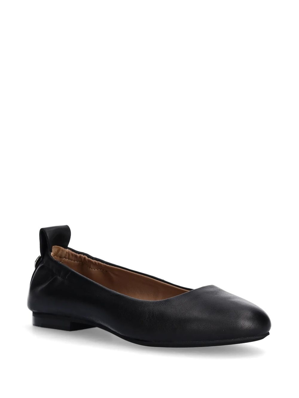 logo-plaque ballerina shoes - 2