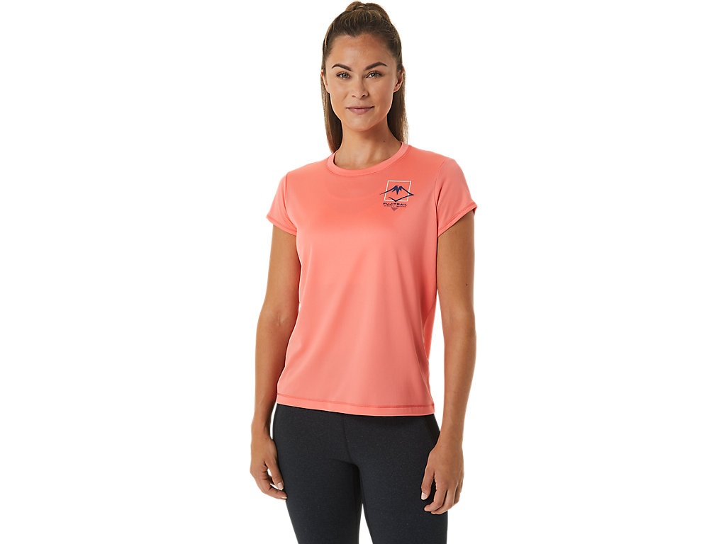 WOMEN'S FUJITRAIL LOGO SHORT SLEEVE TOP - 1
