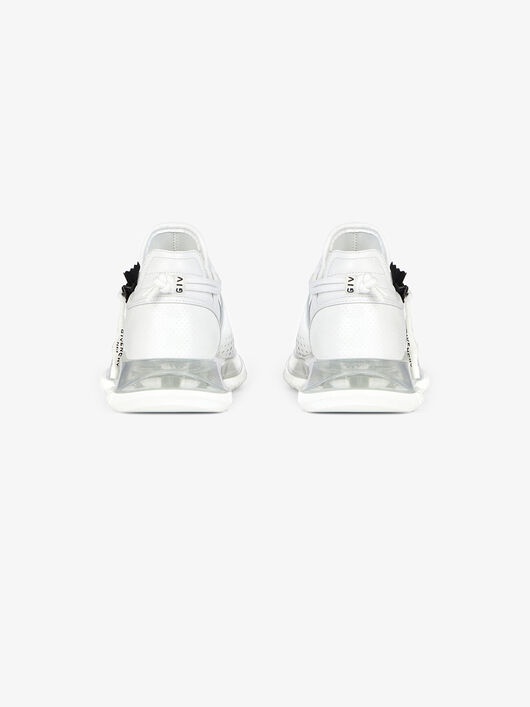 SPECTRE LOW RUNNERS SNEAKERS IN PERFORATED LEATHER WITH ZIP - 3