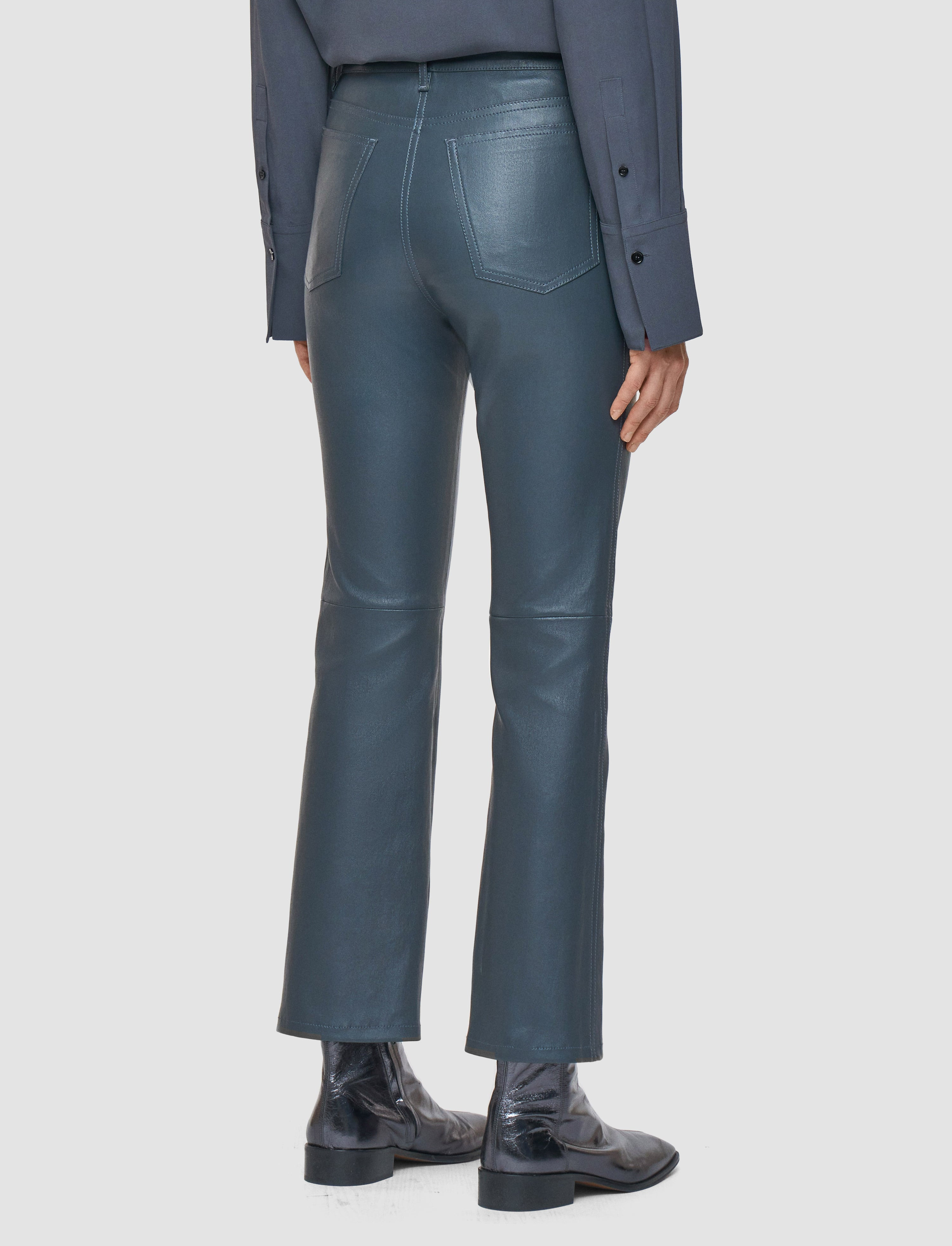 Duke Leather Stretch Trousers - 2