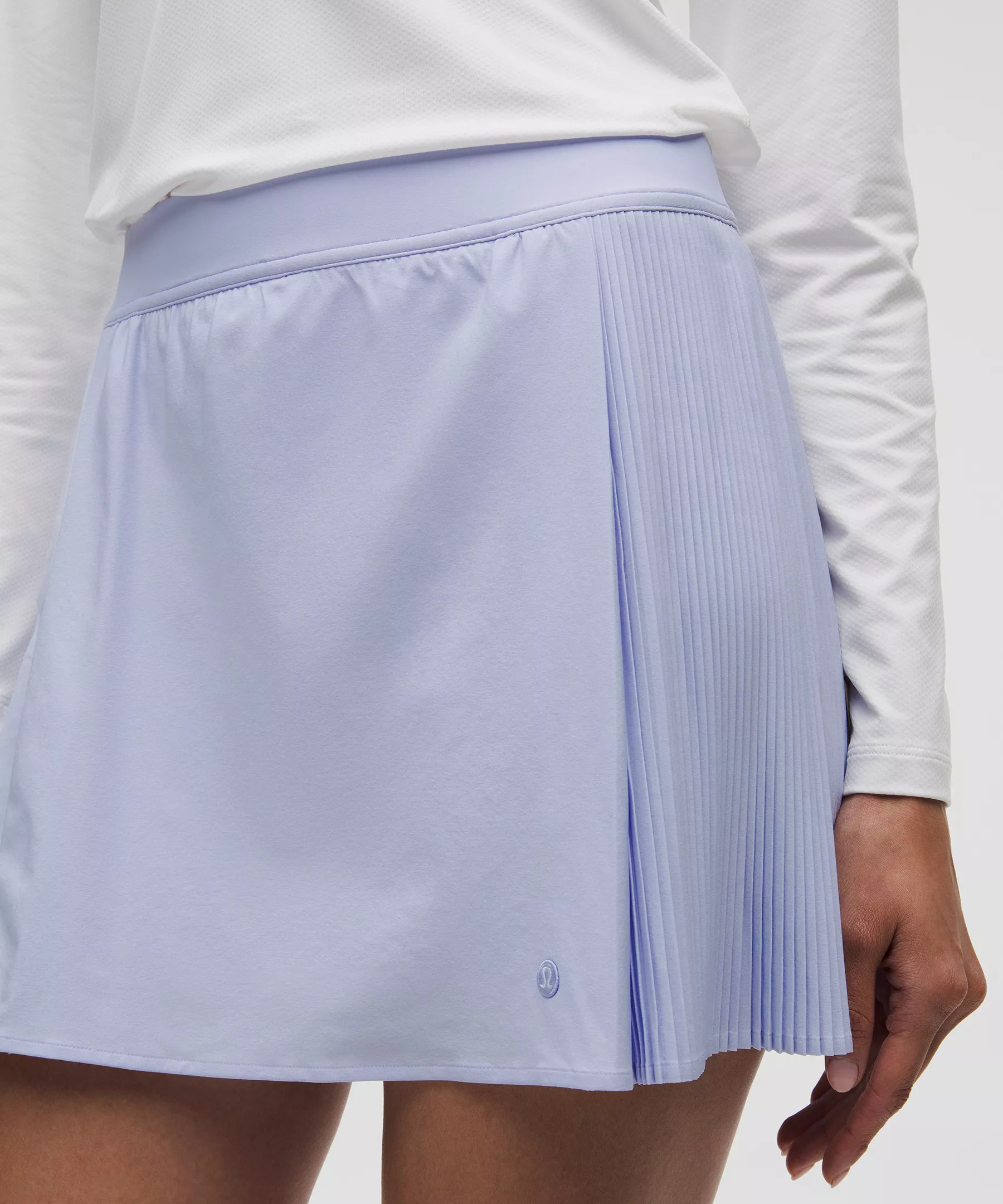 Side-Pleat High-Rise Tennis Skirt *Regular - 4