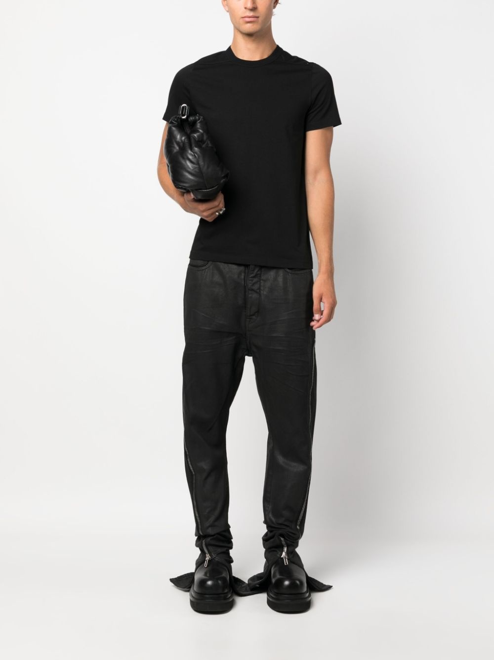 short-sleeved cotton T-shirt - 2
