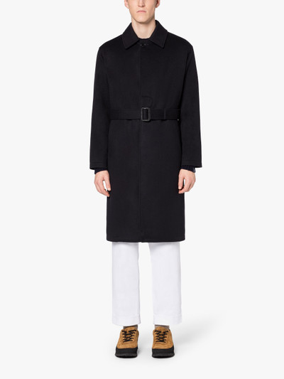 Mackintosh MILAN NAVY WOOL & CASHMERE SINGLE-BREASTED TRENCH COAT outlook