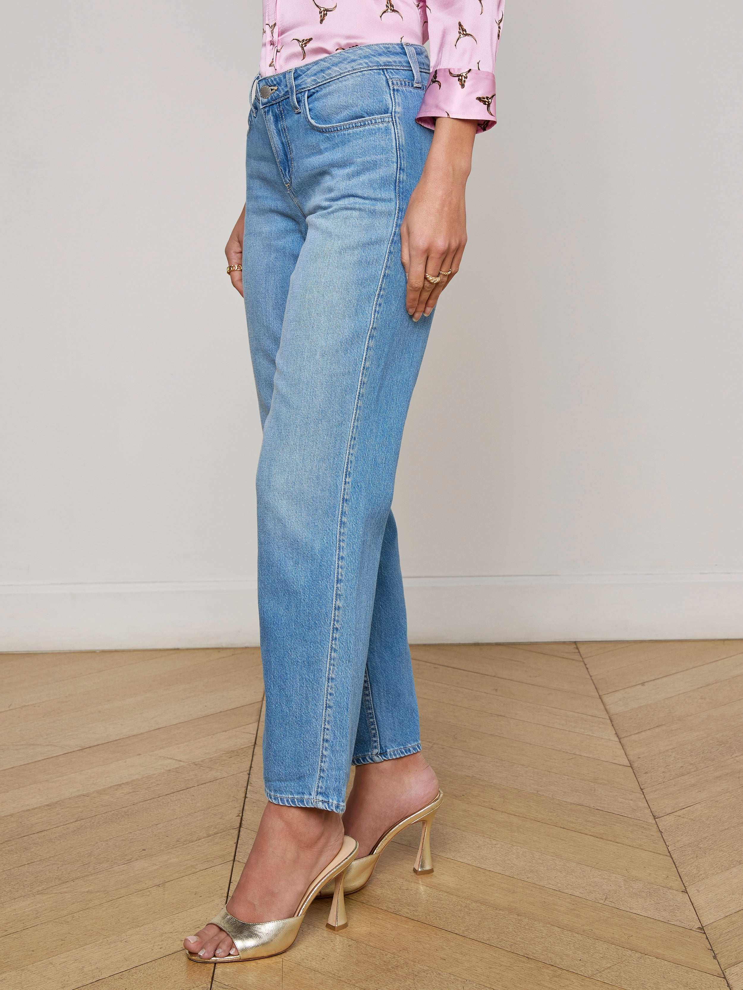 Nevia Slouchy Straight-Leg Jean - 5