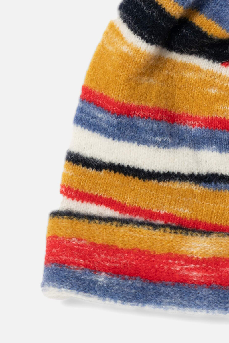The Elder Statesman JASPER RIB STRIPE BEANIE outlook