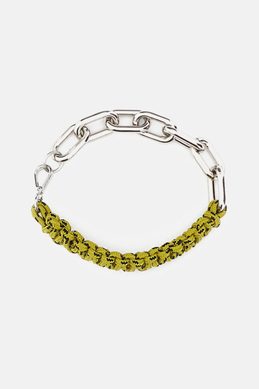 Braided Cord Chain Necklace - 1