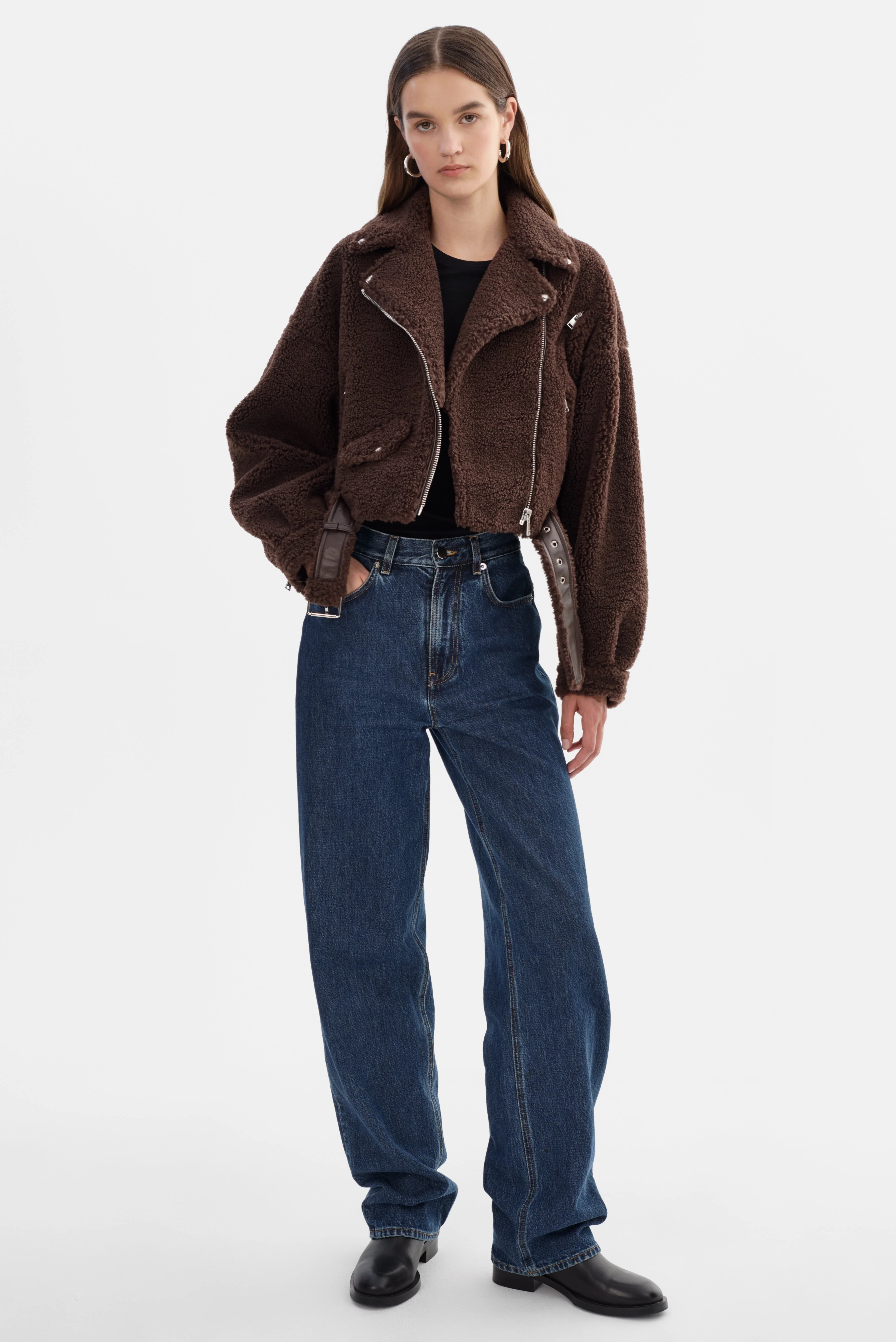 BRINA | Sherpa Biker Jacket - 1
